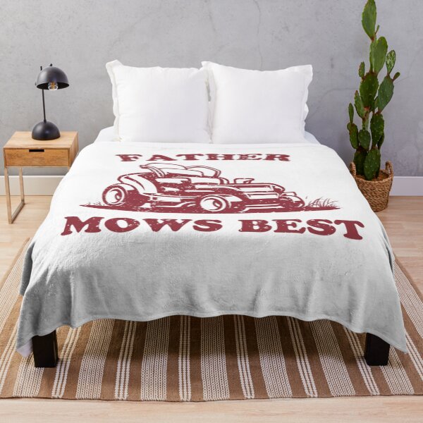 Item preview, Father Mows Best Vintage Retro Style designed and sold by SpeedyPrints.