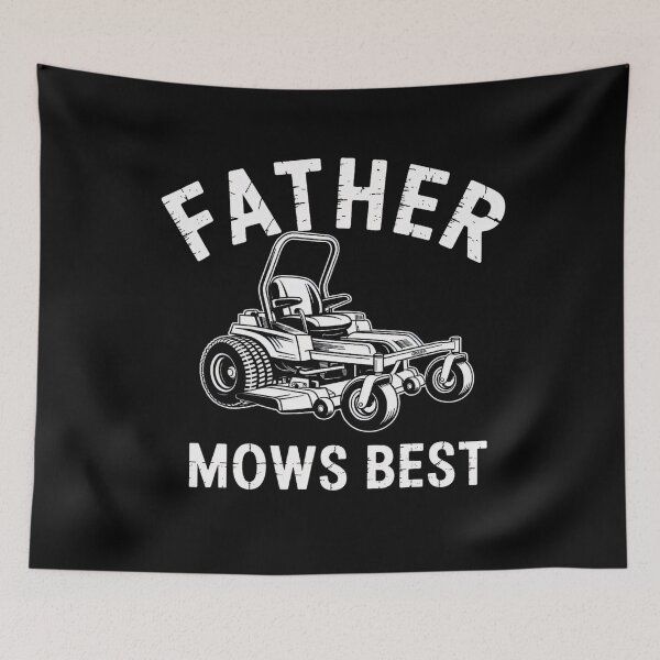 Item preview, Father Mows Best Fathers Day Retro designed and sold by Arfurneauxt.