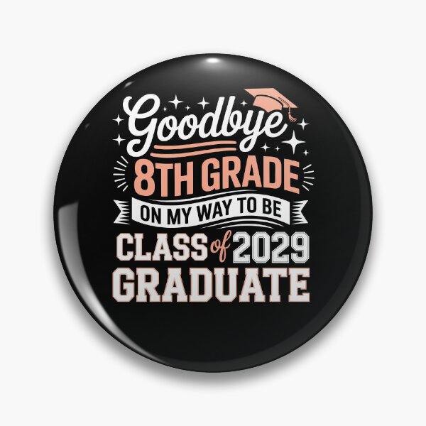 Item preview, Funny Goodbye 8th Grade Class Of 2029 Graduate 2025 8th Grade designed and sold by 07Art.
