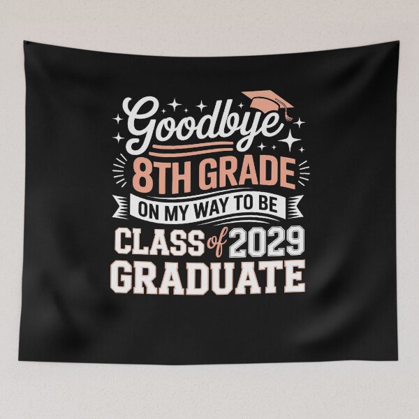 Item preview, Funny Goodbye 8th Grade Class Of 2029 Graduate 2025 8th Grade designed and sold by 07Art.