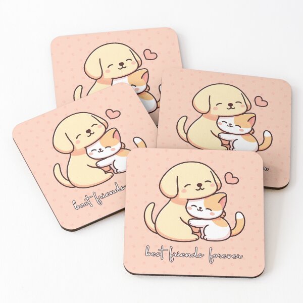 Item preview, Best Friend Pets – Cute Dog and Cat Hugging designed and sold by PetsClan.