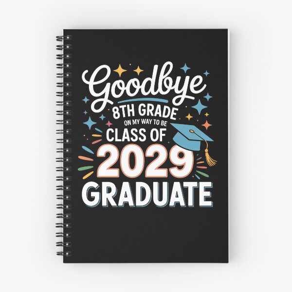 Item preview, Funny Goodbye 8th Grade Class Of 2029 Graduate 2025 8th Grade designed and sold by 07Art.