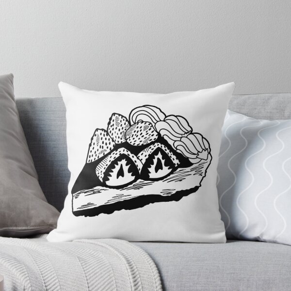 Item preview, Strawberry cake designed and sold by Kama black&white.