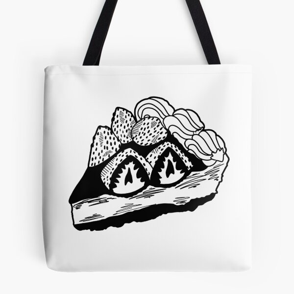 Item preview, Strawberry cake designed and sold by Kama black&white.