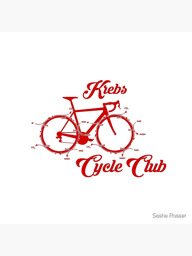 Krebs Cycle Bike Club Tote Bag By Sashaphanes Redbubble