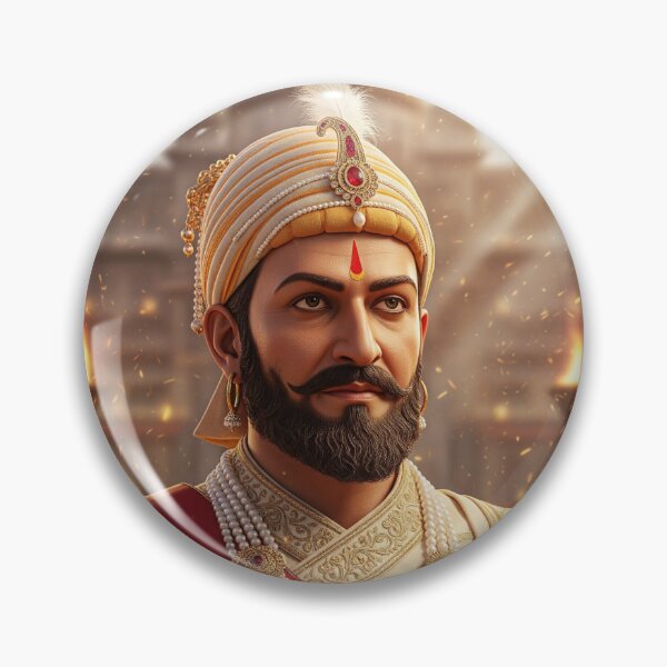 Item preview, Shivaji Maharaj Potrait High Quality Art designed and sold by KharaArt.