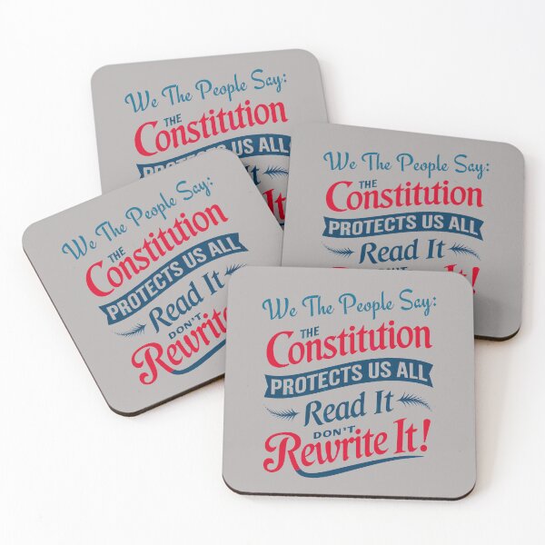Item preview, We the People Say: The Constitution Protects Us All, Read It, Don’t Rewrite It, Patriotic Freedom Art designed and sold by elynne9.