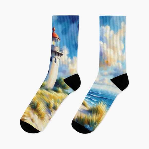 Item preview, Ocean View Lighthouse Relaxing Walkway designed and sold by purplesensation.