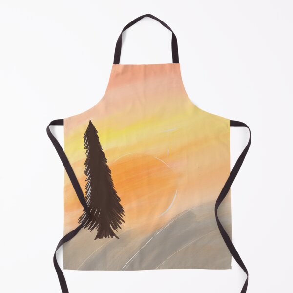Item preview, Sunset Glow – Orange Watercolor Landscape designed and sold by Moss & Moonlight.