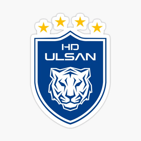 Item preview, Ulsan Hyundai K League Football Club Fan Art Logo Sticker - Munsu Football Stadium Soccer Team designed and sold by Final Whistle Art.