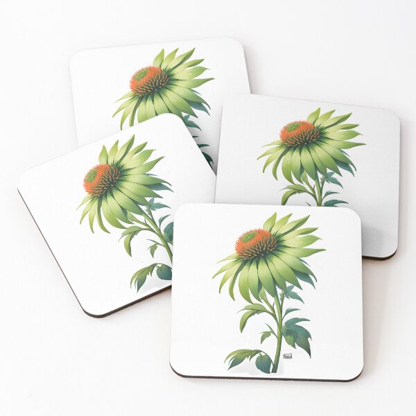Item preview, Green Coneflower designed and sold by HOMETOWN86.