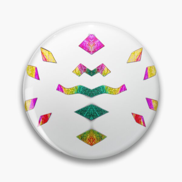 Item preview, Analogue paper cutting art played digitally - colorful & symmetrical on white designed and sold by Vision Illustrated.