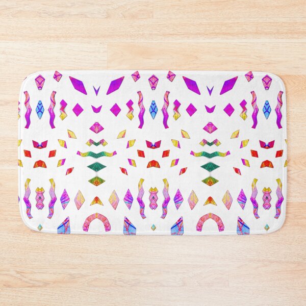 Item preview, Analogue paper cutting art played digitally - colorful & symmetrical on white designed and sold by Vision Illustrated.