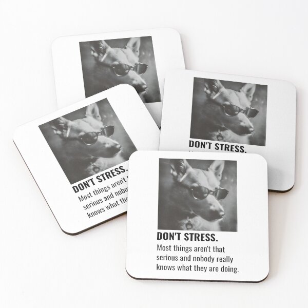 Item preview, Motivational Work Life Balance - Don't Stress Quote designed and sold by RockFireMerch.