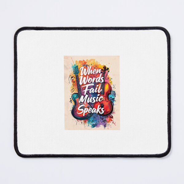 Item preview, When words fail, music speaks. designed and sold by paulrommer.