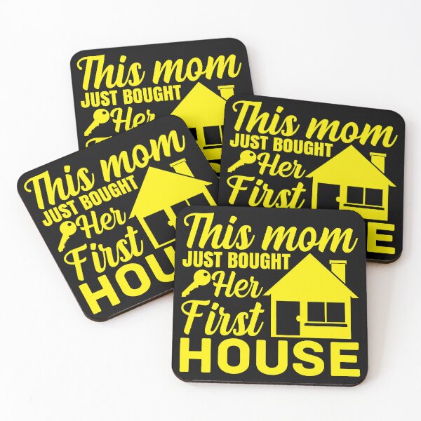 Item preview, This Mom just bought her first house yellow designed and sold by EmeraldeaArt.