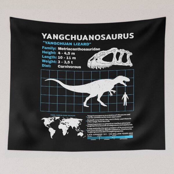 Item preview, Yangchuanosaurus Fact Sheet designed and sold by NicGrayGraphic.
