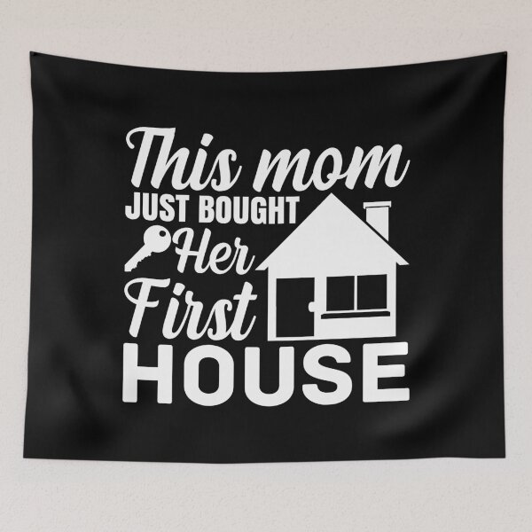 Item preview, This Mom just bought her first house white designed and sold by EmeraldeaArt.