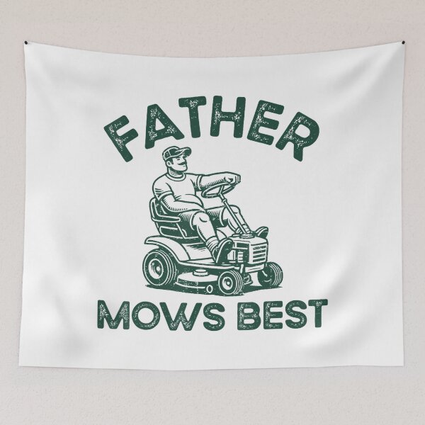 Item preview, Father Mows Best Funny Fathers Day 90s designed and sold by Arfurneauxt.
