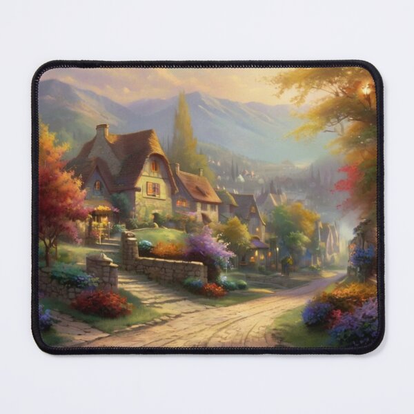 Item preview, Village Stroll: A Street Painting designed and sold by BlareBlare.