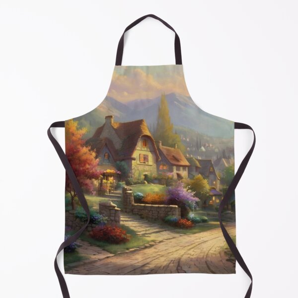 Item preview, Village Stroll: A Street Painting designed and sold by BlareBlare.