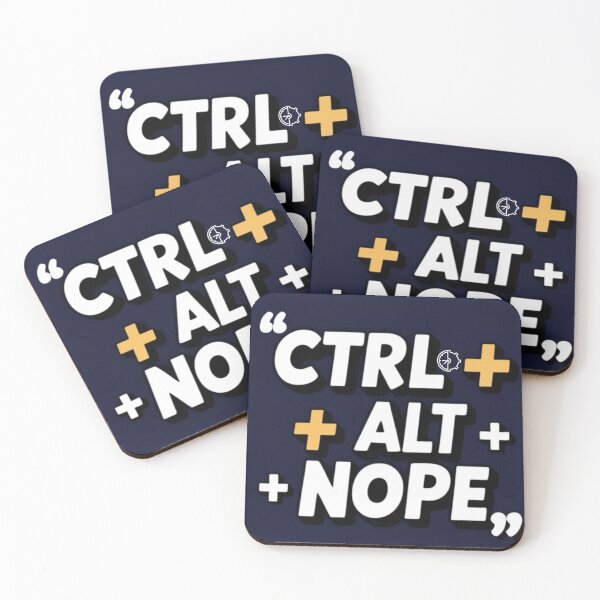 Item preview, Ctrl Alt Nope – Funny Tech Quote Design designed and sold by Irene Catchmind.