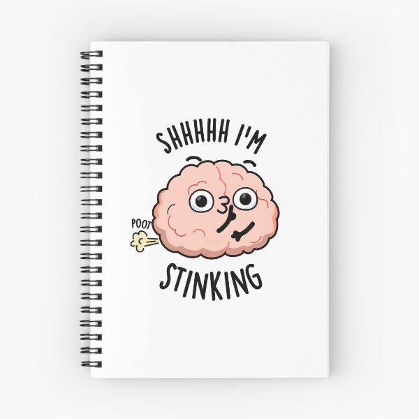 Item preview, Shhh I'm Stinking Funny Brain Fart Pun  designed and sold by punnybone.