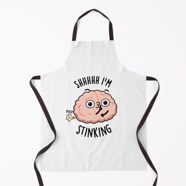 Item preview, Shhh I'm Stinking Funny Brain Fart Pun  designed and sold by punnybone.