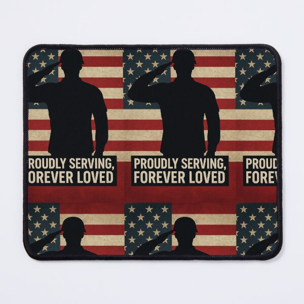 Item preview, Proudly Serving Forever Loved – Patriotic US Army Salute designed and sold by BasheerFajr.