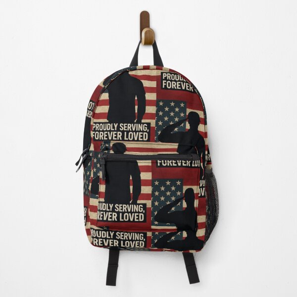Item preview, Proudly Serving Forever Loved – Patriotic US Army Salute designed and sold by BasheerFajr.
