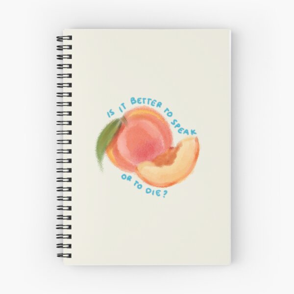 Item preview, is it better to speak or to die peach call me by your name luca guadagnino designed and sold by Kyna Arts.