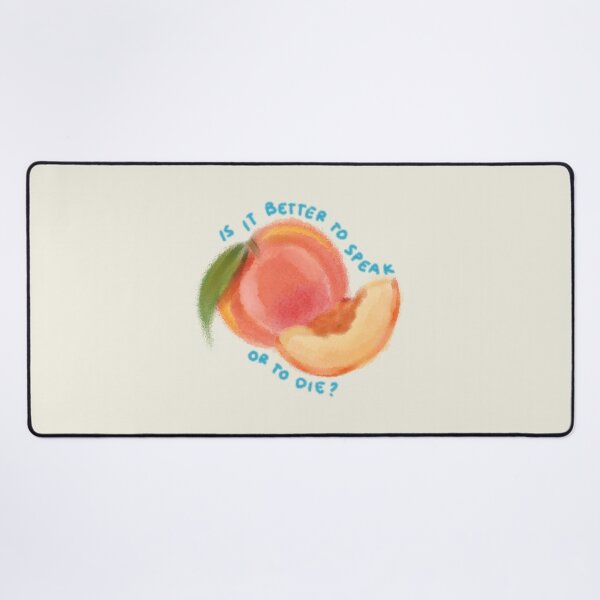 Item preview, is it better to speak or to die peach call me by your name luca guadagnino designed and sold by Kyna Arts.