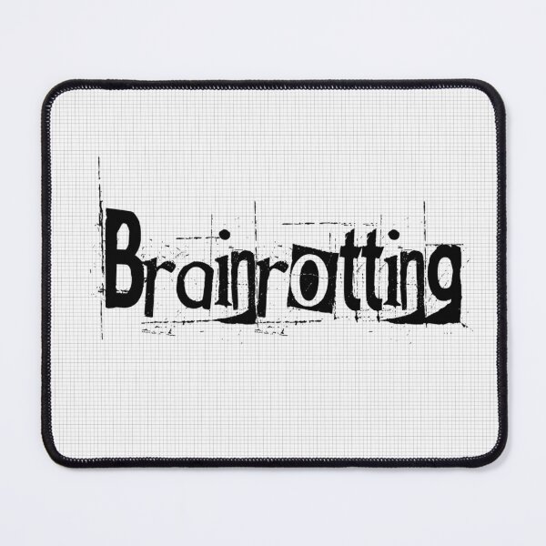 Item preview, Brainrotting funny meme print designed and sold by HintOFCabbage_Atelier.