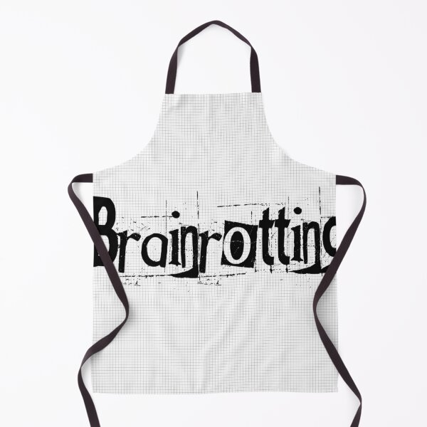 Item preview, Brainrotting funny meme print designed and sold by HintOFCabbage_Atelier.