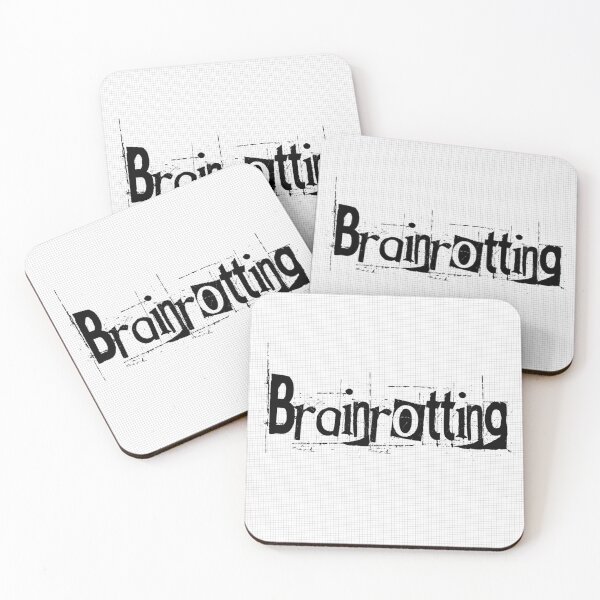 Item preview, Brainrotting funny meme print designed and sold by HintOFCabbage_Atelier.