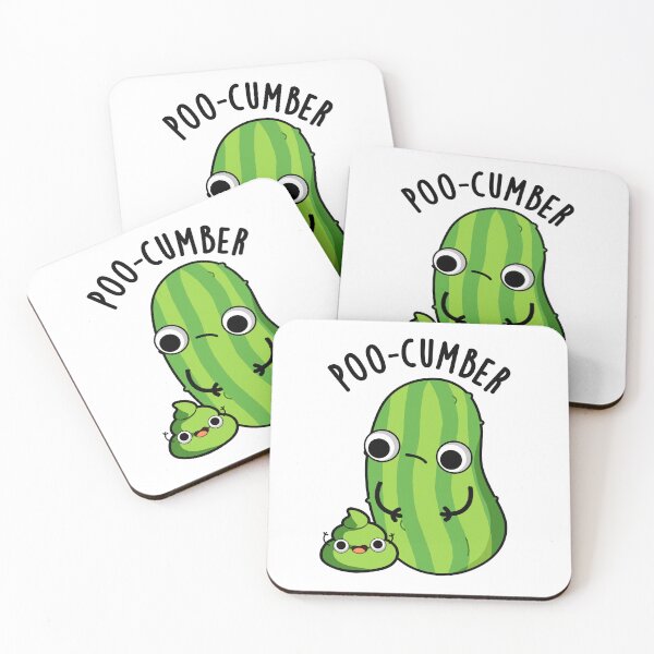 Item preview, Poo-cumber Funny Cucumber Pun  designed and sold by punnybone.