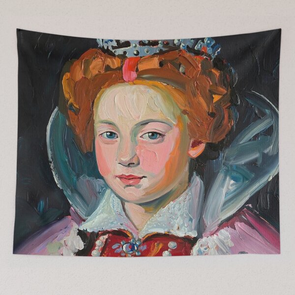 Item preview, Portrait of young Queen Elizabeth I of England designed and sold by Vintage Designs +.