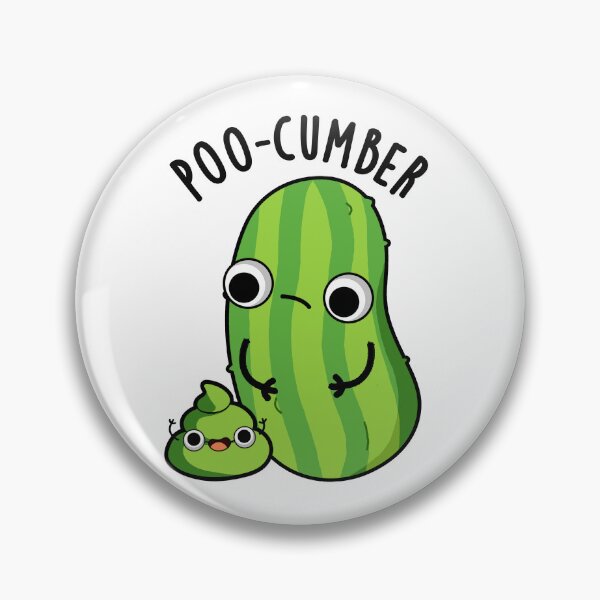 Item preview, Poo-cumber Funny Cucumber Pun  designed and sold by punnybone.