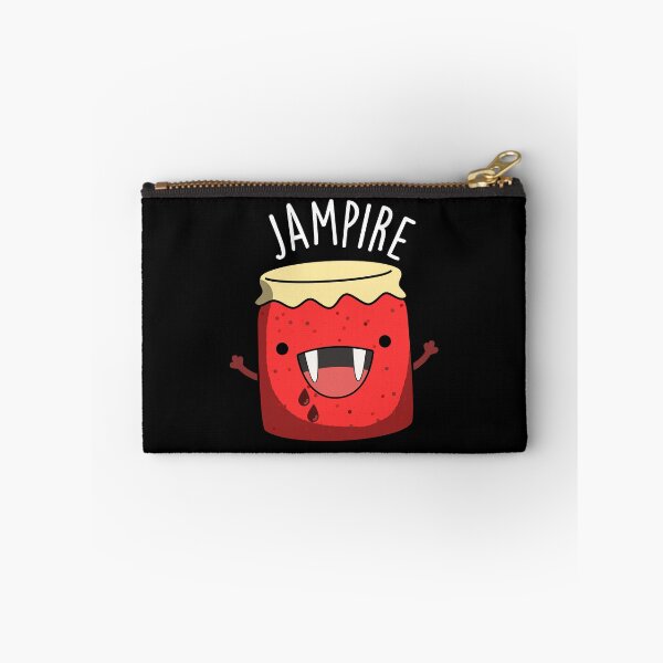 Item preview, Jam-pire Funny Vampire Jam Pun (Dark BG) designed and sold by punnybone.
