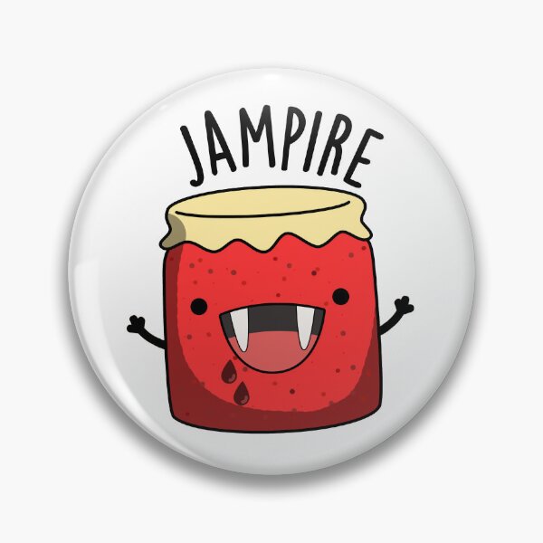 Item preview, Jam-pire Funny Vampire Jam Pun  designed and sold by punnybone.