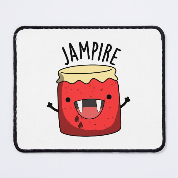 Item preview, Jam-pire Funny Vampire Jam Pun  designed and sold by punnybone.
