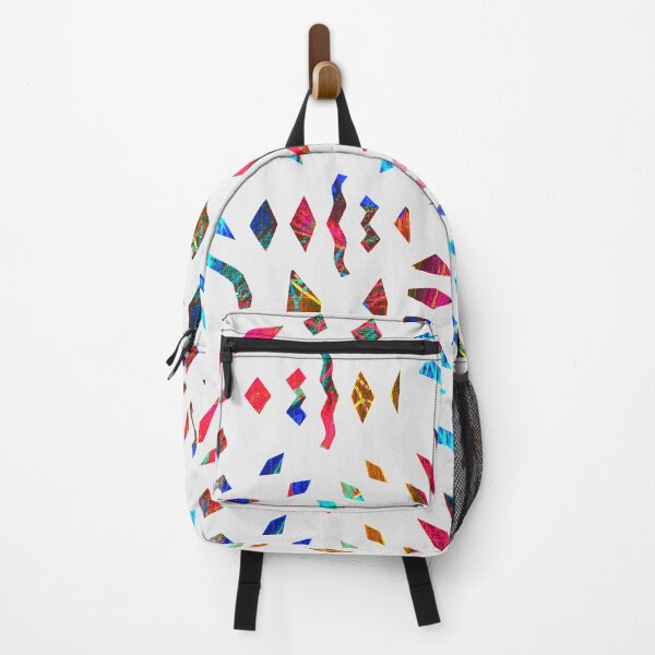 Item preview, Playful pattern of geometric shapes on light grey designed and sold by Vision Illustrated.