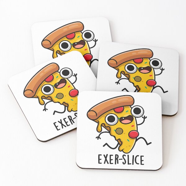 Item preview, Exer-slice Funny Pizza Pun  designed and sold by punnybone.
