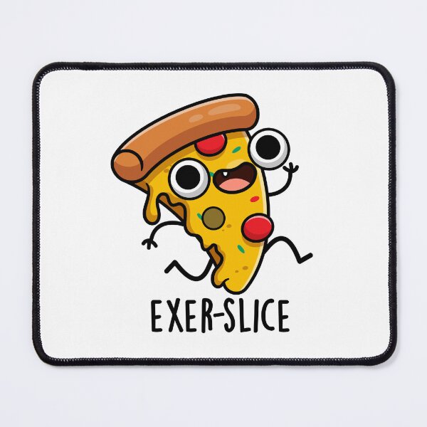 Item preview, Exer-slice Funny Pizza Pun  designed and sold by punnybone.