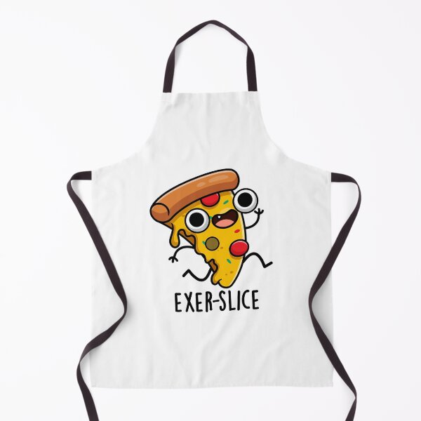Item preview, Exer-slice Funny Pizza Pun designed and sold by punnybone.