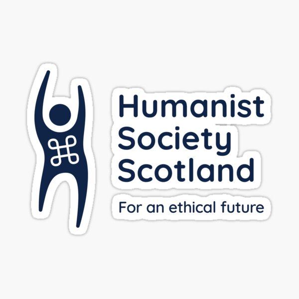 Vista previa del artículo con la obra «Logotipo oscuro de la Sociedad Humanista de Escocia», diseñado y vendido por HumanistSS.