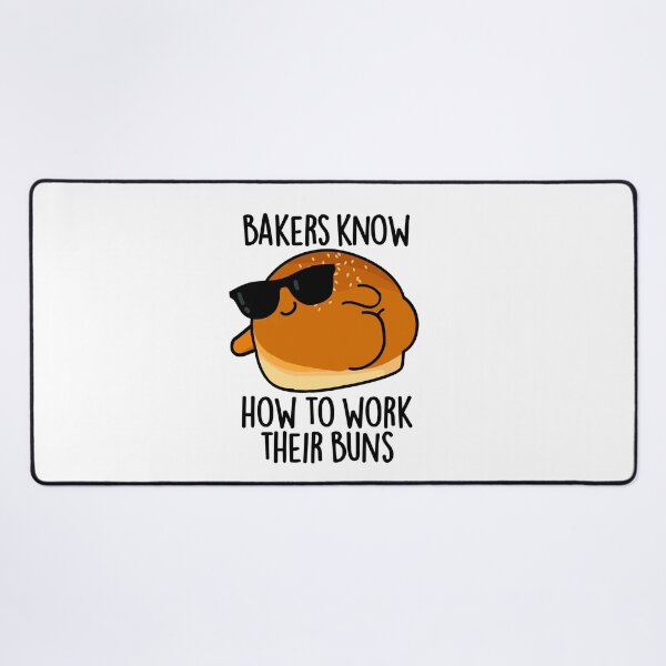 Artikelvorschau, Bäcker wissen, wie man ihre Brötchen bearbeitet. Lustiges Backwortspiel entworfen und verkauft von punnybone.