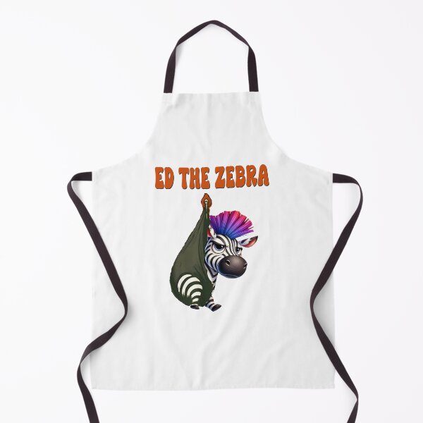 Item preview, Ed The Zebra Captured Funny Sarcastic Captured Zebra Animal designed and sold by ZANNIX.