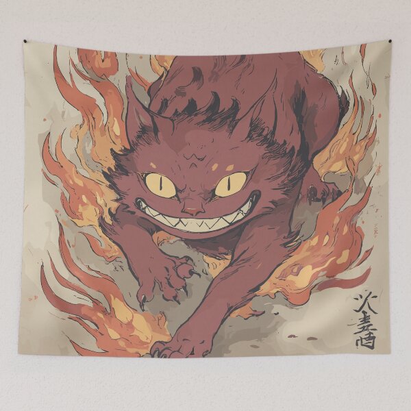 Item preview, Supernatural Nekomata Cat designed and sold by bapupa.