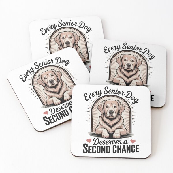 Item preview, Every Senior Dog Deserves a Second Chance – Heartfelt Dog Rescue Design designed and sold by Globuwear.